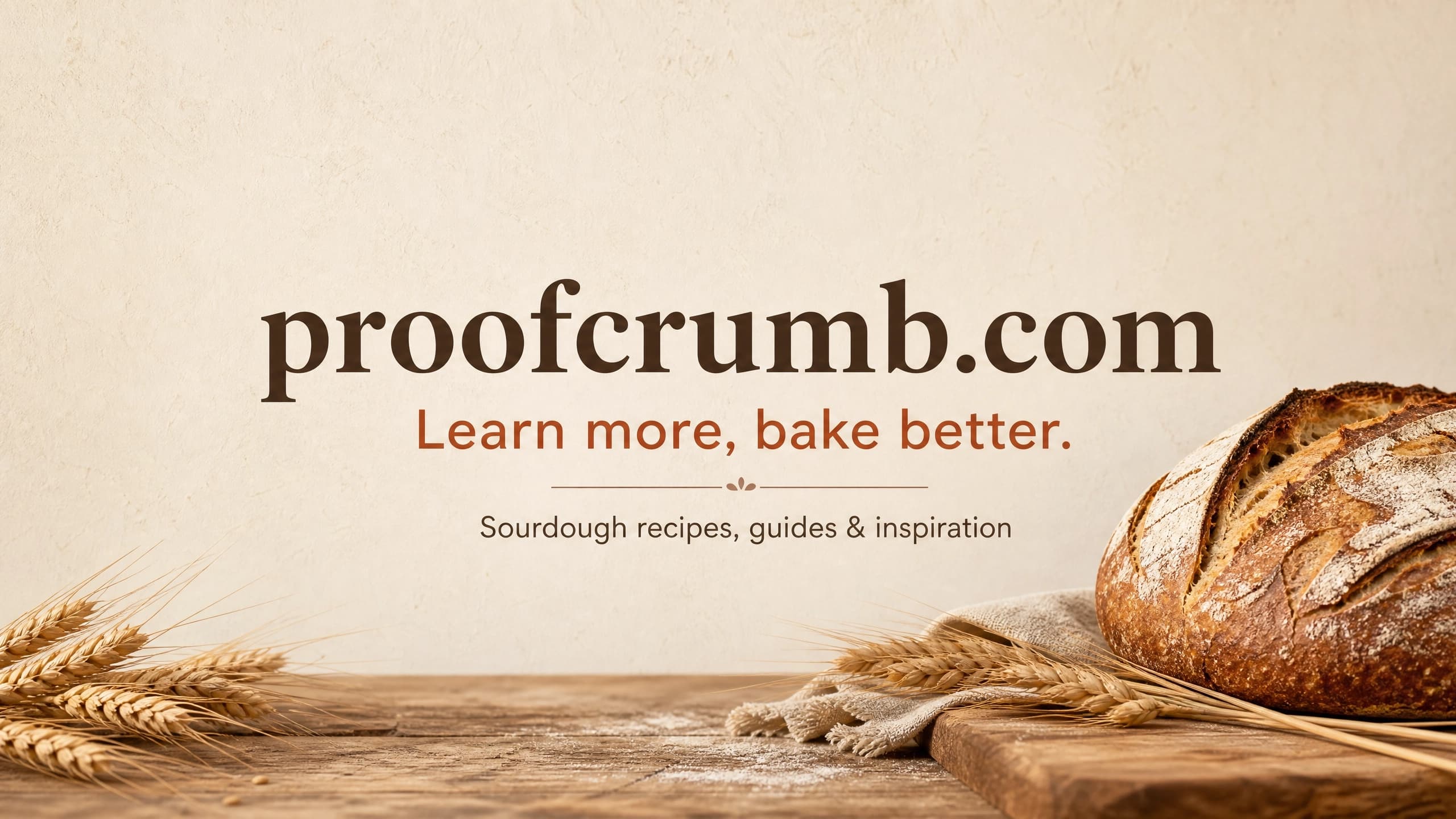 Proof & Crumb — sourdough baking, made clear